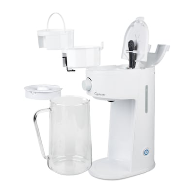 Capresso Ice Tea Select 10-Cup Glass Pitcher, White (623.02)