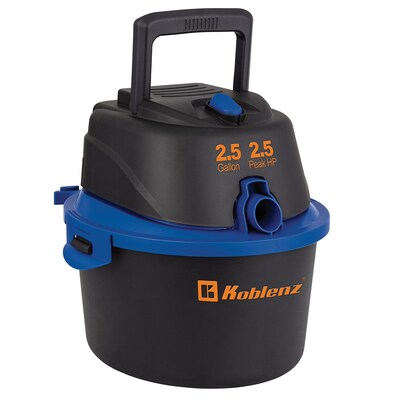 Koblenz Wet/Dry Vacuum, Bagless, Blue & Gray (WD-2.5 MA)