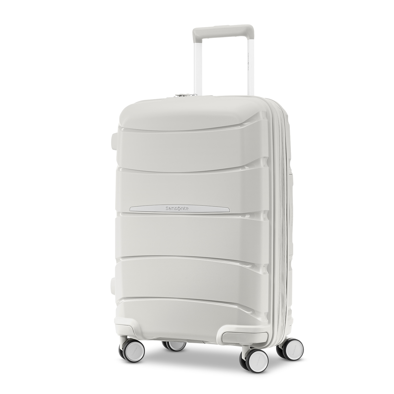 Samsonite Outline Pro 10.0 Hardside Carry-On Suitcase, 4-Wheeled Spinner, Stone Gray (137393-1830)