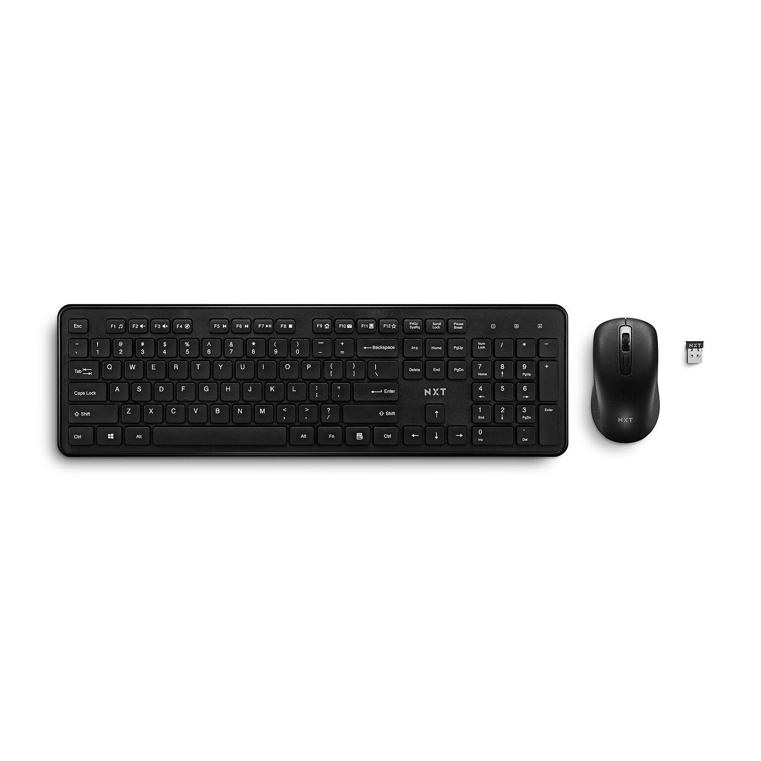 NXT Technologies™ Wireless Keyboard and Optical Mouse Combo, Black (NX60882)