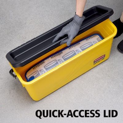Rubbermaid Commercial Hygen Bucket, Yellow (FGQ95088YEL)