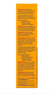 Arm & Hammer Plus Oxi Clean Powder Carpet Order Eliminator, Island Mist Scent, 30 oz., 6/Carton (CDC3320011535)