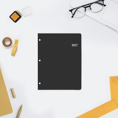 2027 Blue Sky 8.5" x 11" Monthly Planner, Black (160969)