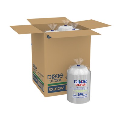 Dixie Ultra Pathways Paper Bowls, 12 oz., Multicolor, 500/Carton (SXB12WS)