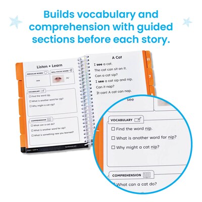 hand2mind Guided Phonics + Beyond Unit 2 Decodable Resource Book (96952)