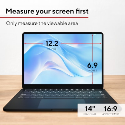 Staples TECH Anti-Glare Privacy Filter for 14" Laptop (16:9) (ST62131-CC)