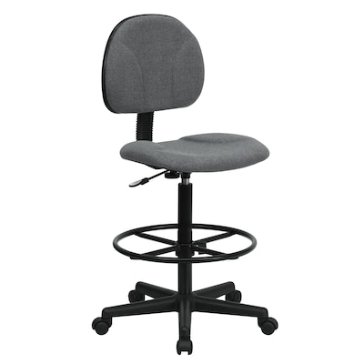 Flash Furniture Fabric Drafting Stool, Gray (BT-659-GRY-GG)