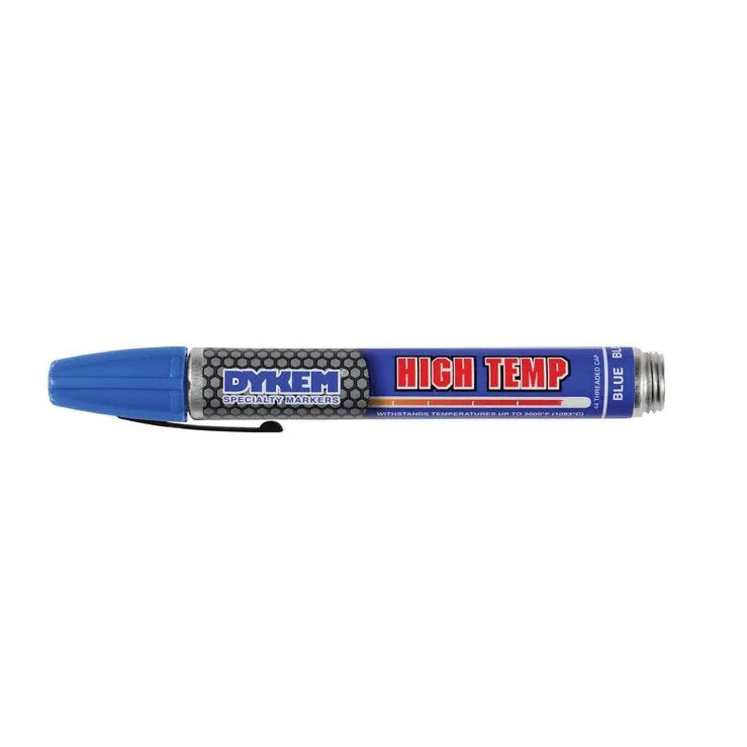 DYKEM High Temp 44 Valve Action Paint Marker, Medium Tip, Blue (44094)