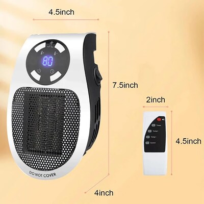 GIFT OF THE WEEK: 500 Watt Portable Wall Heater & Remote Control