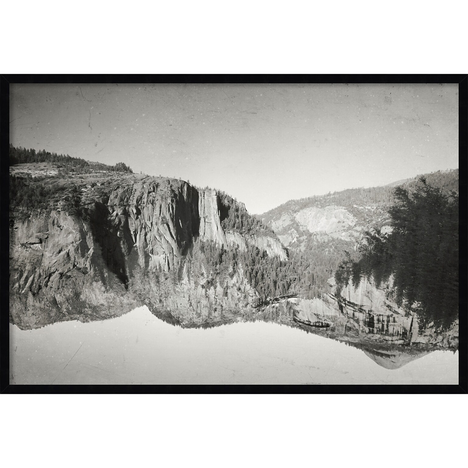 Amanti Art Negative Reality Inversion by F2images Wood Framed Wall Art Print, 41 x 28 (A42675447138)
