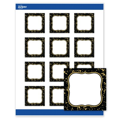 Avery Square Laser/Inkjet Multipurpose Labels, 2 x 2, White, 120/Pack (19479370899)