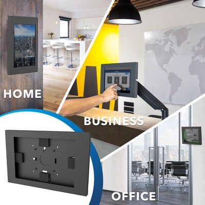 Mount-It! Anti-Theft Tablet Wall Mount for Samsung Galaxy Tab A and Tab S Tablets, Black (MI-3884B)
