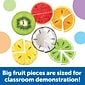 Learning Resources Magnetic Fruit Fractions, Manipulative, Assorted Colors, 6/Pack (LER5068)