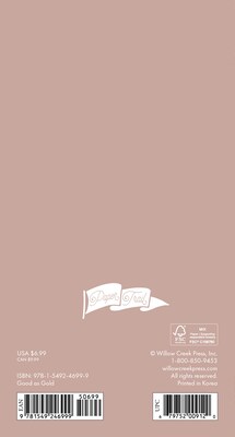 2025-2026 Willow Creek Good as Gold 3.5 x 6.5 Calendar Year Yearly Planner, Paperboard Cover (4699