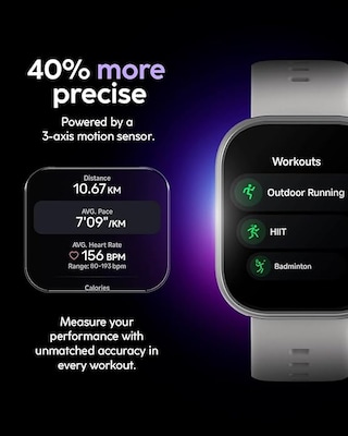 Cubitt Viva 2 Smartwatch, Phone-Connected GPS, 1.85in,. Wolf Gray (CT-VIVA2-8)