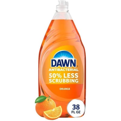 Dawn Ultra Antibacterial Liquid Hand Soap, Orange, 38 oz., 8/Carton (PGC01659CT)
