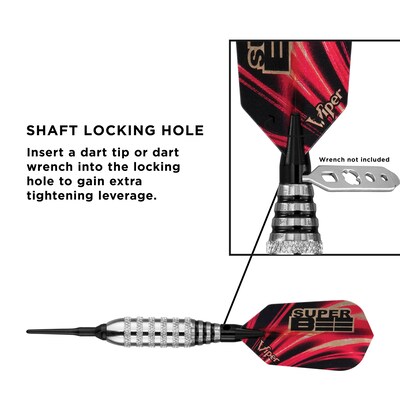 Viper Super Bee Silver Soft Tip Darts, 16 Grams (20-1202-16)