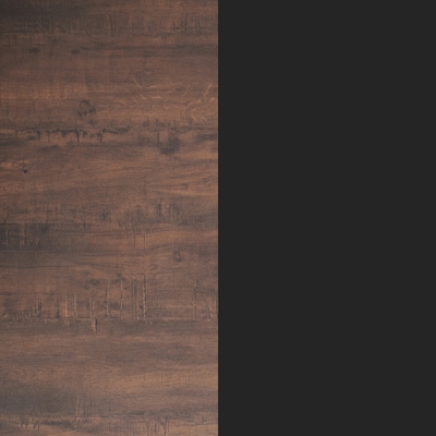 Flash Furniture Acadia Wooden Dining Table, 23.75"D x 29.75"W, Dark Brown/Black Base (ST2430WBRTR18B)