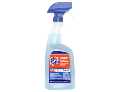 Spic & Span Disinfecting All-Purpose Spray and Glass Cleaner, Fresh Scent, 32 Fl. Oz., 8/Carton (587