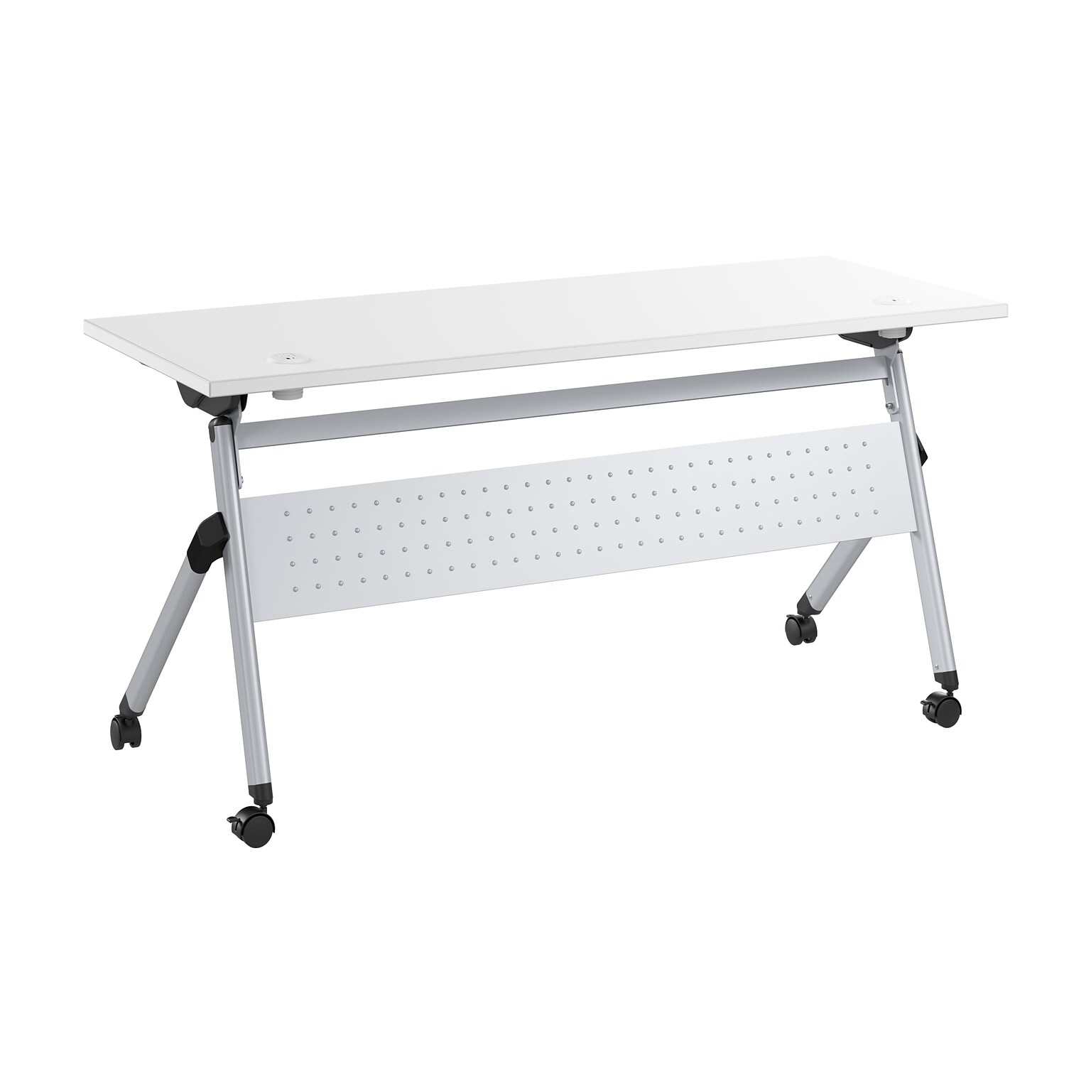 Bush Business Furniture Envision 60W Foldable Training Room Table, White (NVS009WH)