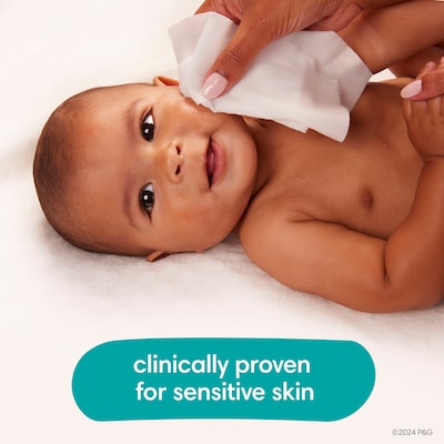Pampers Sensitive Baby Wipes, 2 Flip-Top Packs, 168 Total Wipes (870870)
