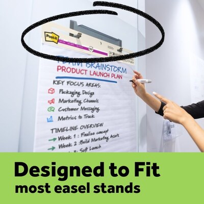 Post-it Recycled Super Sticky Wall Easel Pad, 25 x 30, 30 Sheets/Pad, 2 Pads/Pack (559RP)