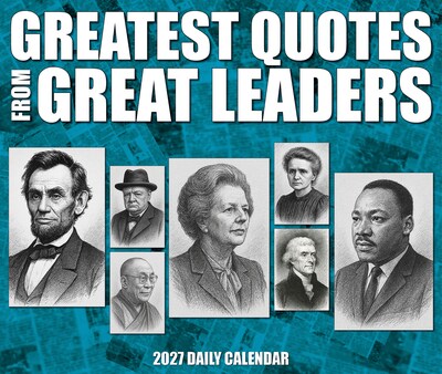 2027 Willow Creek Greatest Quotes From Great Leaders 5.4" x 6.2" Day-to-Day Calendar (63507)