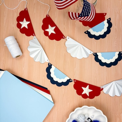 Astrobrights 65 lb. Cardstock Paper, 8.5" x 11", Old Glory, 100 Sheets/Ream (91033)