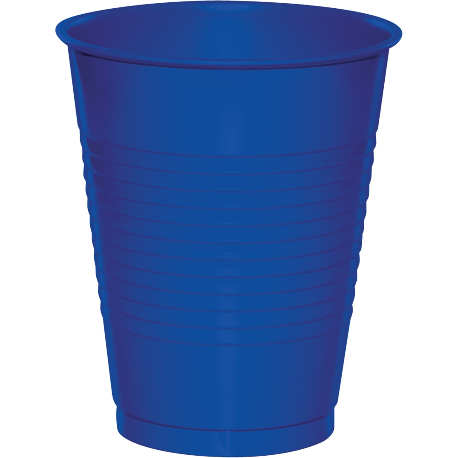 Creative Converting Touch of Color Plastic Cups, Cobalt Blue, 240/Carton (28314781)