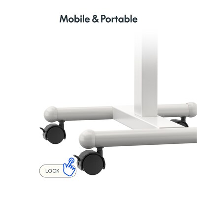 Flexispot Mobile Table Cart, White (MT3W-E)