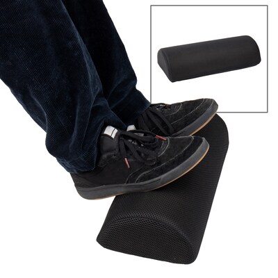 Mind Reader Ergonomic Foot Rest, Black (FTFOAM-BLK)