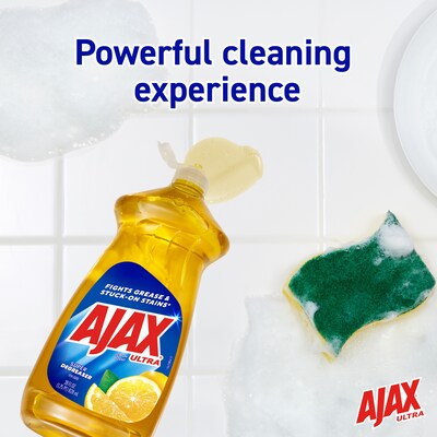Ajax Liquid Dish Soap Lemon, 28 oz., 9/Carton (144673CT)