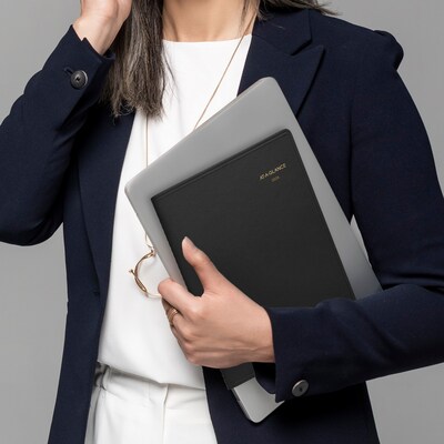 2026 AT-A-GLANCE 8.25" x 11" Weekly Appointment Book, Faux Leather Cover, Black (70-950-05-26)