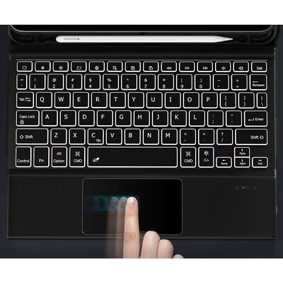 SaharaCase Navigate Series Keyboard Case for iPad Air 11" (M3/M2), Scorpion Black (TB00425)