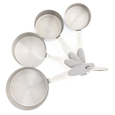 Better Houseware Measuring Cups, Stainless Steel, 4 Piece (811)
