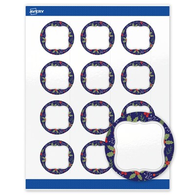 Avery Circle Multipurpose Labels, 2 Dia., White, 120/Pack (19479370628)