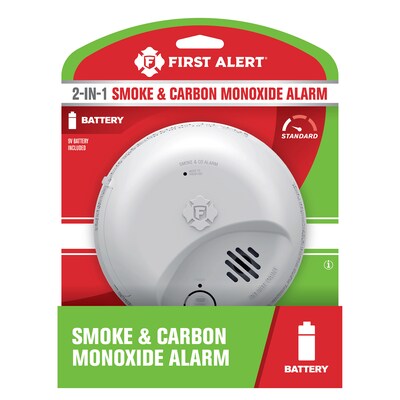 First Alert SMICO100 Battery Powered Ionization Smoke & CO Alarm, 4/Pack (KITFAT1046862)