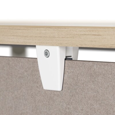 Bush Business Furniture Fabric Privacy Panel, 17.5"H x 22"W, Warm Beige (PSP122WB-03)