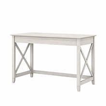 Bush Furniture Key West 48W Writing Desk, Linen White Oak (KWD148LW-03)