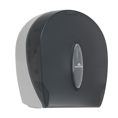 Georgia-Pacific Jumbo Jr. Toilet Paper Dispenser, Translucent Smoke (59009)