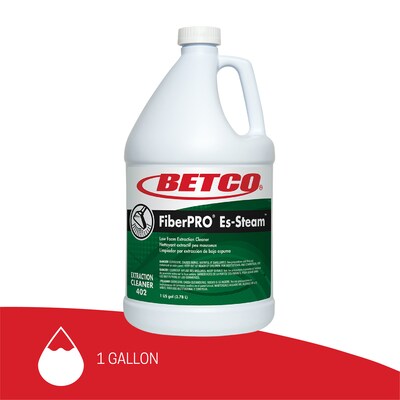 Betco FiberPRO Es-Steam Carpet Cleaner, Country Fresh, 1 gal., 4/Carton (BET4020400)