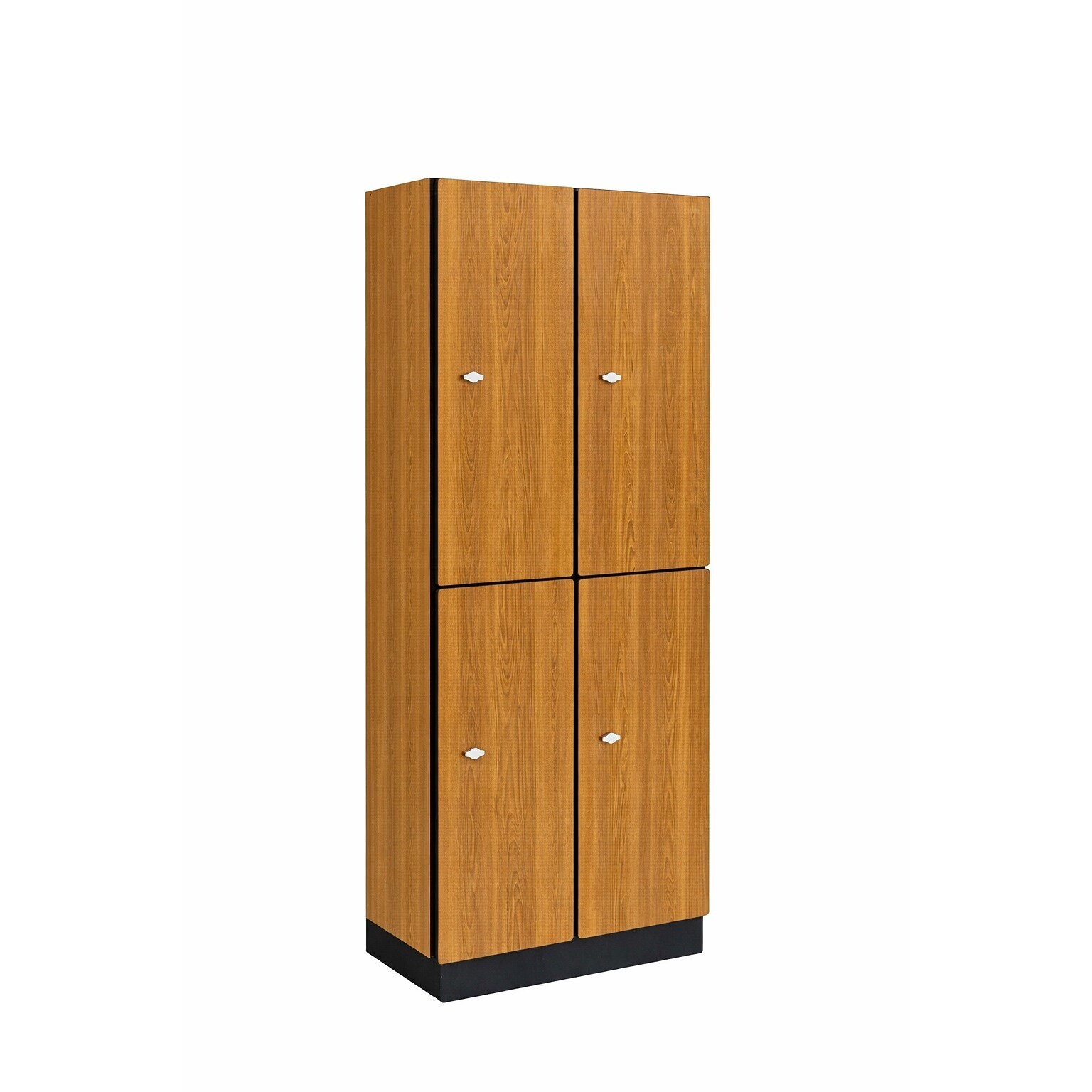 Alpine Industries 72 2-Tier 2-Column Storage Locker, Oak (701-O-2-SPO-MK)
