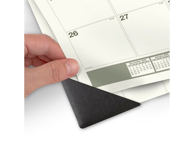 2025 AT-A-GLANCE Recycled 21.75" x 17" Monthly Desk Calendar, Green/Black (SK32G-00-25)