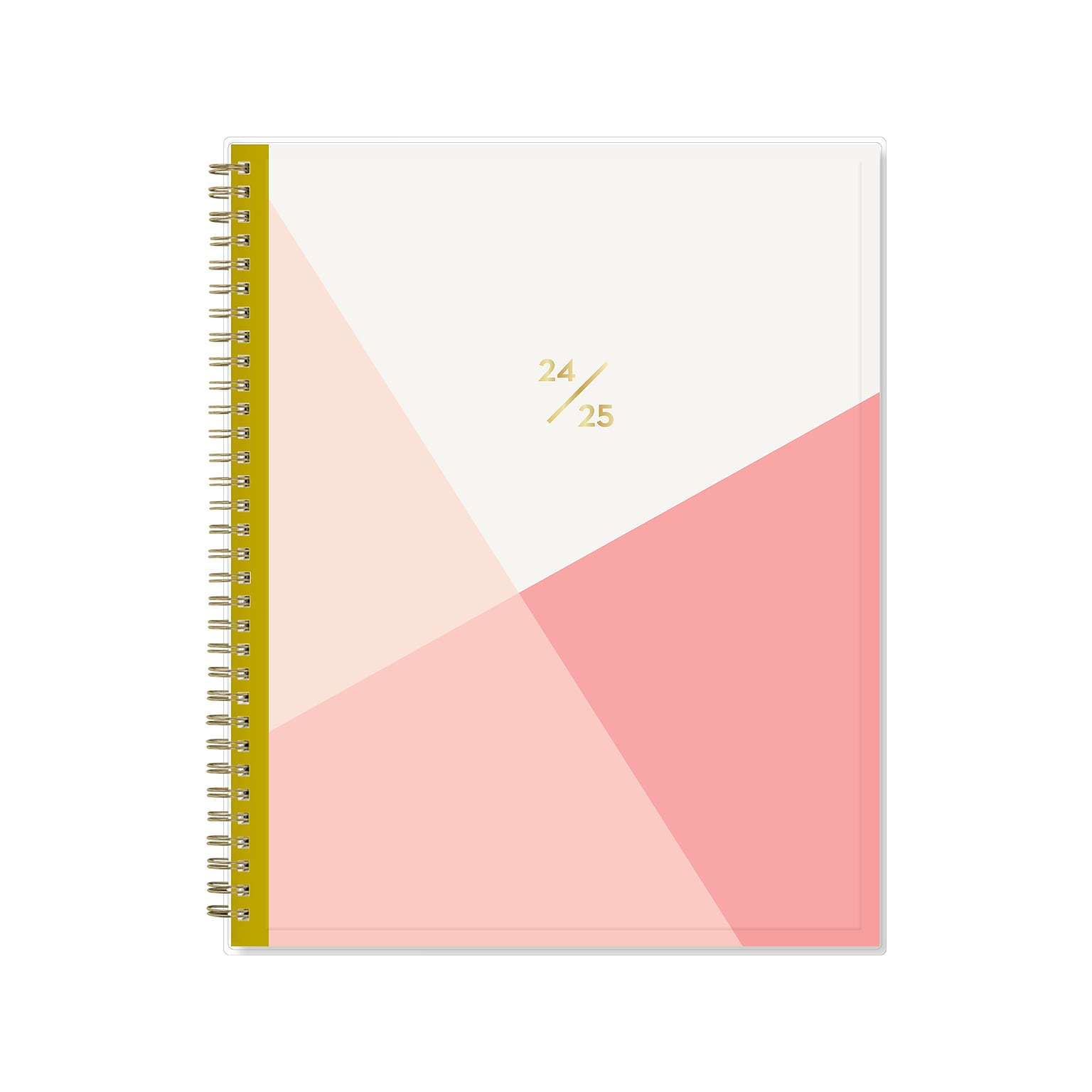 2024-2025 Blue Sky Cali Pink 8.5 x 11 Academic Weekly & Monthly Planner, Plastic Cover, Multicolor (130619-A25)