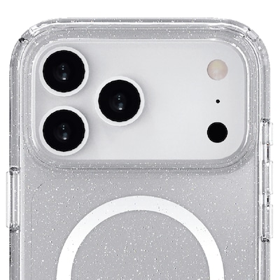 TUFF8 Glitz MagSafe Phone Case for iPhone 18 Pro Max, Shock Absorbing, Clear Glitter (T8GZ-IP1804)
