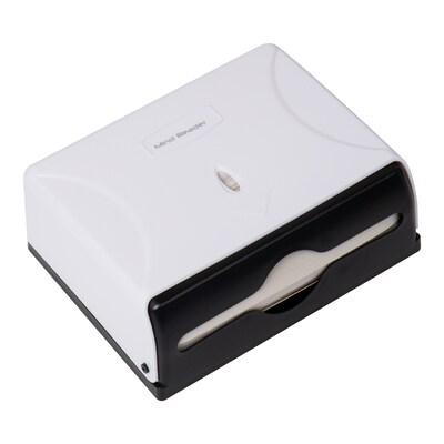 Mind Reader Folded Paper Towel Dispenser, White (PTWIDE-WHT)