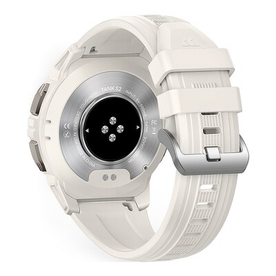 KOSPET TANK S2 AMOLED GPS Smart Watch with Silicone Band, Lily White (P-S001-W)
