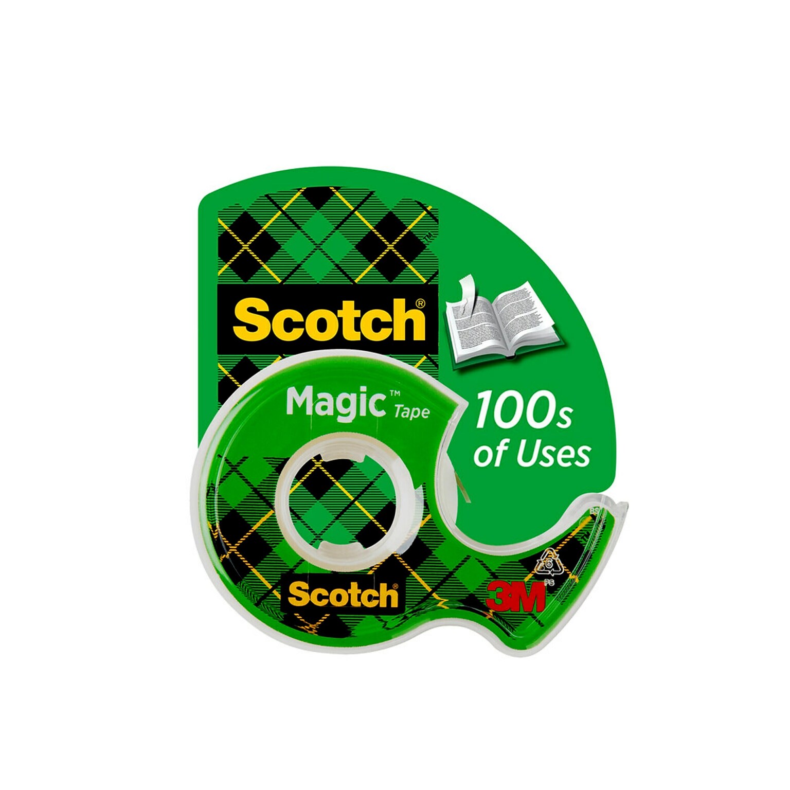Scotch Magic Invisible Clear Tape with Dispenser, 0.75 x 8.33 yds., 1 Core (105)