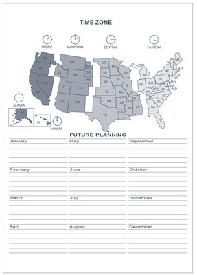 2025-2026 House of Doolittle 8.5" x 11" Academic Year Monthly Planner, Faux Leather Cover, Black (26302-26)