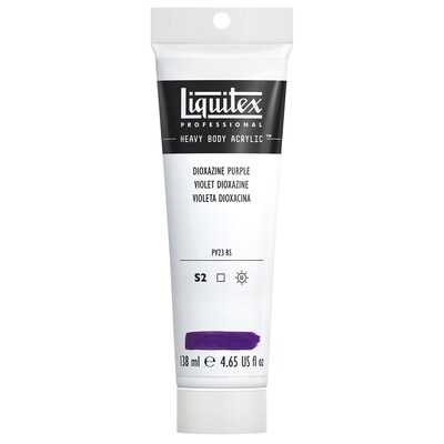Liquitex Professional Heavy Body Acrylic Paint Tube, Dioxazine Purple, 138 mL (LIQ1047186)